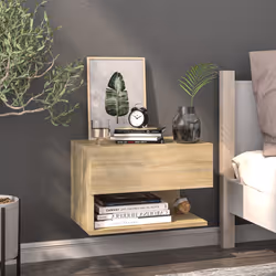 VidaXL 810959 Table de nuit et table de chevet Chêne