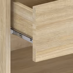 VidaXL 810959 Table de nuit et table de chevet Chêne - Vue supplémentaire 7