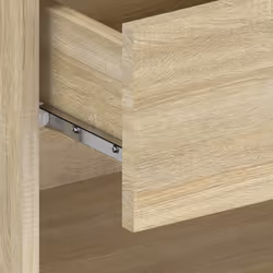 VidaXL 810960 Table de nuit et table de chevet Chêne - Vue supplémentaire 8