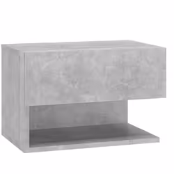 VidaXL 810962 Table de nuit et table de chevet Couleur du béton - Vue supplémentaire 4