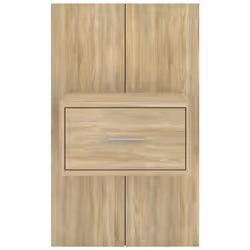 VidaXL 810977 Table de nuit et table de chevet Chêne - Vue supplémentaire 5