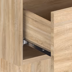 VidaXL 810977 Table de nuit et table de chevet Chêne - Vue supplémentaire 7