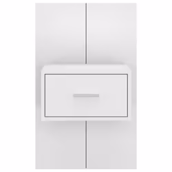 VidaXL 810983 Table de nuit et table de chevet Blanc - Vue supplémentaire 5