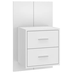 VidaXL 810990 Table de nuit et table de chevet Blanc