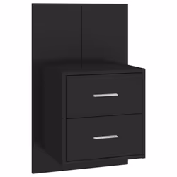 VidaXL 810991, Noir, Bois, 50 kg, 485 mm, 325 mm, 800 mm