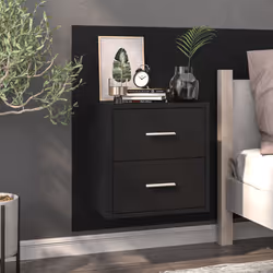 VidaXL 810991 Table de nuit et table de chevet Noir