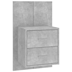 VidaXL 810998 Table de nuit et table de chevet Couleur du béton