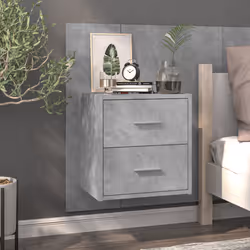 VidaXL 810998 Table de nuit et table de chevet Couleur du béton