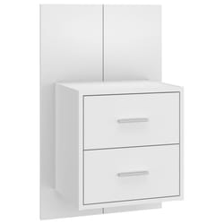 VidaXL 811001 Table de nuit et table de chevet Blanc