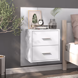 VidaXL 811001 Table de nuit et table de chevet Blanc