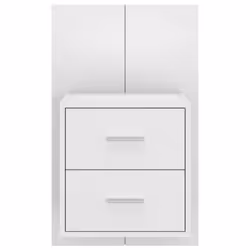 VidaXL 811001 Table de nuit et table de chevet Blanc - Vue supplémentaire 5