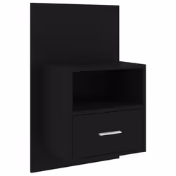 VidaXL 811010, Noir, Bois, 485 mm, 325 mm, 800 mm, 2 pièce(s)