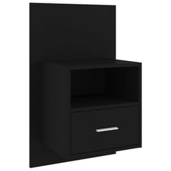 VidaXL 811010 Table de nuit et table de chevet Noir