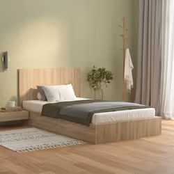 VidaXL 811028 tête de lit et pied de lit Chêne