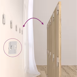 VidaXL 811037 tête de lit et pied de lit Chêne - Vue supplémentaire 6