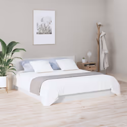VidaXL 811043 tête de lit et pied de lit Blanc