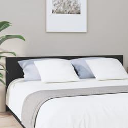 VidaXL 811044 tête de lit et pied de lit Noir