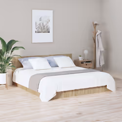 VidaXL 811046 tête de lit et pied de lit Chêne