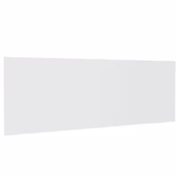 VidaXL 811052, Blanc, Bois, 2400 mm, 80 cm, 15 mm