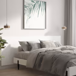 VidaXL 811052 tête de lit et pied de lit Blanc