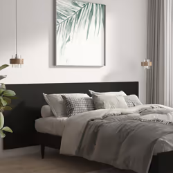 VidaXL 811053 tête de lit et pied de lit Noir