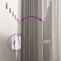 VidaXL 811056 tête de lit et pied de lit Gris - Vue supplémentaire 6