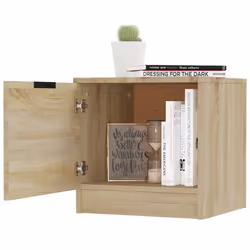 VidaXL 811203 Table de nuit et table de chevet Chêne - Vue supplémentaire 8