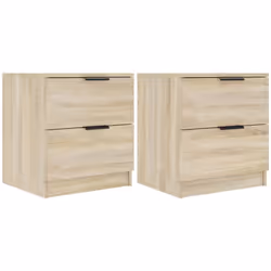 VidaXL 811221, Chêne, Bois, 450 mm, 390 mm, 500 mm, 2 pièce(s)