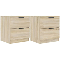 VidaXL 811221 Table de nuit et table de chevet Chêne