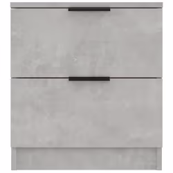 VidaXL 811223 Table de nuit et table de chevet Couleur du béton - Vue supplémentaire 4