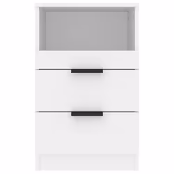 VidaXL 811232 Table de nuit et table de chevet Blanc