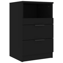 VidaXL 811234 Table de nuit et table de chevet Noir
