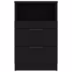 VidaXL 811234 Table de nuit et table de chevet Noir