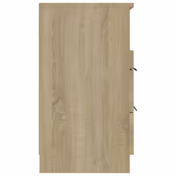 VidaXL 811238 Table de nuit et table de chevet Chêne - Vue supplémentaire 4