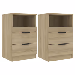 VidaXL 811239, Chêne, Bois, 400 mm, 360 mm, 650 mm, 2 pièce(s)