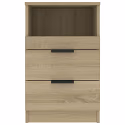 VidaXL 811239 Table de nuit et table de chevet Chêne - Vue supplémentaire 4