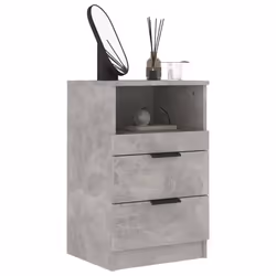VidaXL 811240 Table de nuit et table de chevet Couleur du béton - Vue supplémentaire 7
