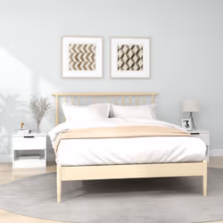 VidaXL 811251 Table de nuit et table de chevet Blanc