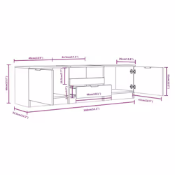VidaXL 811452 Support TV et centre de divertissement - Vue supplémentaire 7