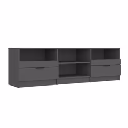 VidaXL 811458, Noir, Bois, Bois, 1500 mm, 335 mm, 450 mm