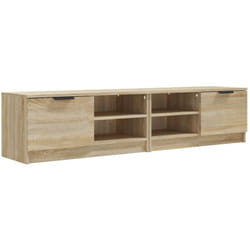 Meubles tv 2 pcs Chêne sonoma 80x35x36,5 cm Bois d'ingénierie Vidaxl