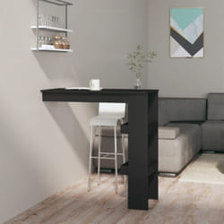 Vidaxl - Table de bar murale Noir 102x45x103,5 cm Bois d'ingénierie