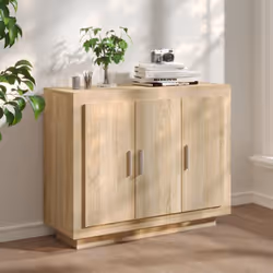 Description générale Ce buffet élégant gardera tout propre et bien rangé dans votre salon et votre chambre à coucher ! Fabriq ...