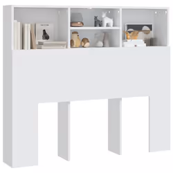 VidaXL 811853 tête de lit et pied de lit Blanc - Vue supplémentaire 4