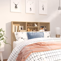 VidaXL 811856 tête de lit et pied de lit Chêne