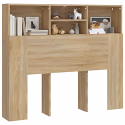 VidaXL 811856 tête de lit et pied de lit Chêne - Vue supplémentaire 4