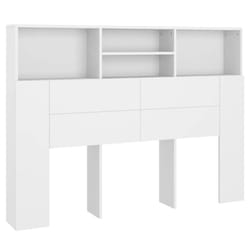 VidaXL 811862 tête de lit et pied de lit Blanc