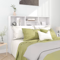 VidaXL 811862 tête de lit et pied de lit Blanc