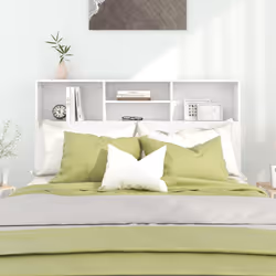 VidaXL 811862 tête de lit et pied de lit Blanc