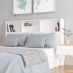 Description générale Cette armoire de tête de lit est conçue pour être un complément parfait à votre chambre à coucher. Fabri ...